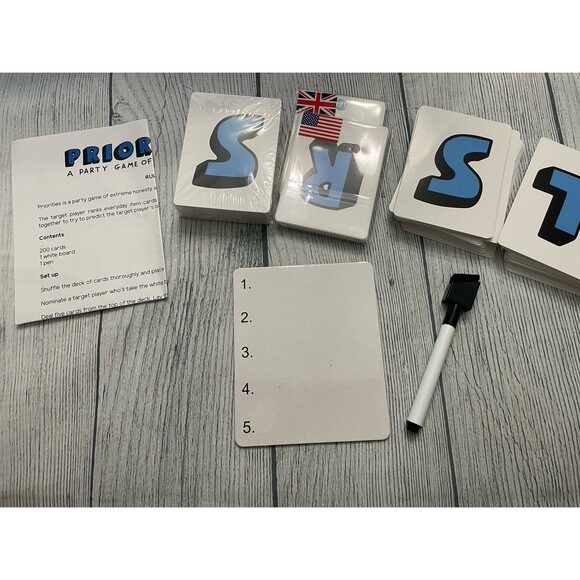 Priorities Card Game, Almost new! - Picture 2 of 4